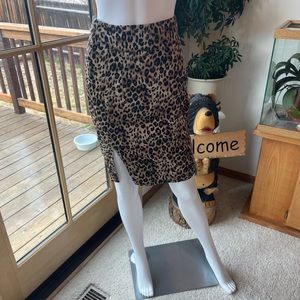 Sourpuss Leopard Pinup/Rockabilly Pencil Dress